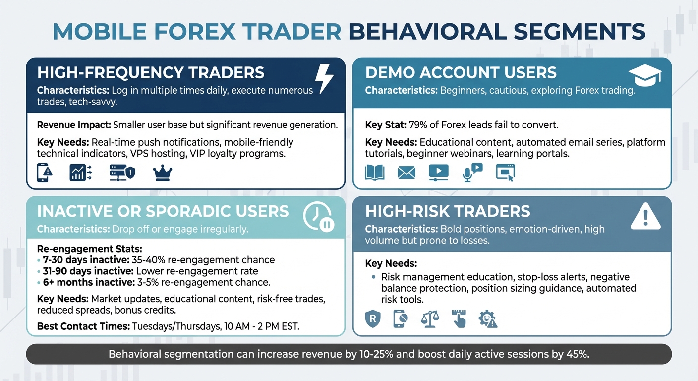 Four Key Behavioral Segments for Mobile Forex Traders