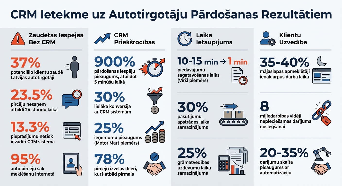 CRM Impact on Car Dealership Lead Conversion: Key Statistics