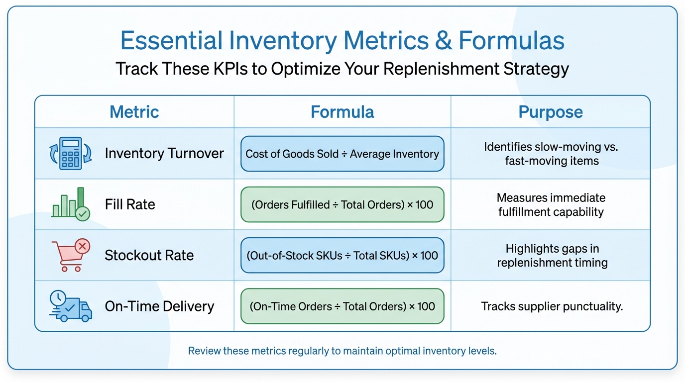 Key Inventory Metrics and Formulas for Shopify Store Owners