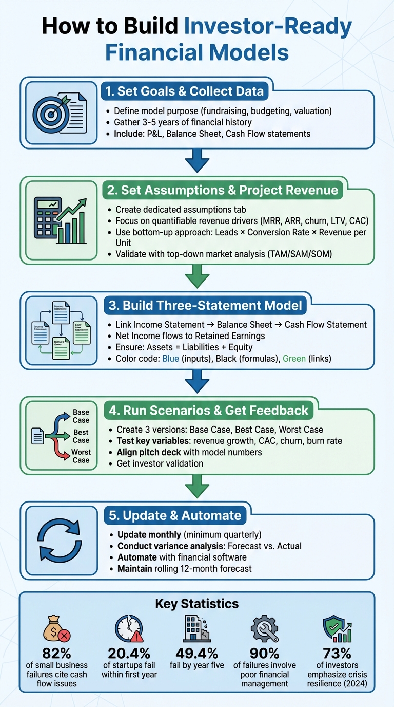 5-Step Process to Build Investor-Ready Financial Models