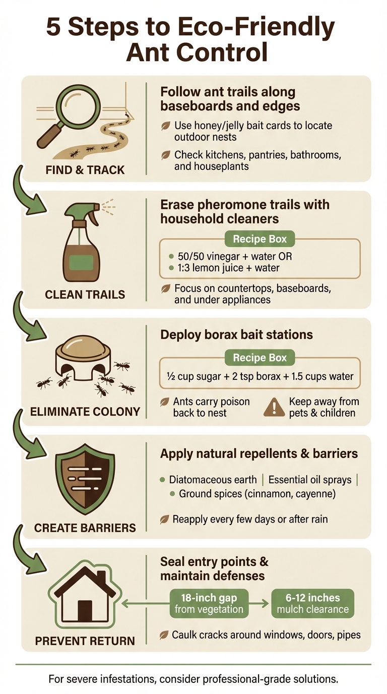 5-Step Eco-Friendly Ant Control Process: From Detection to Prevention