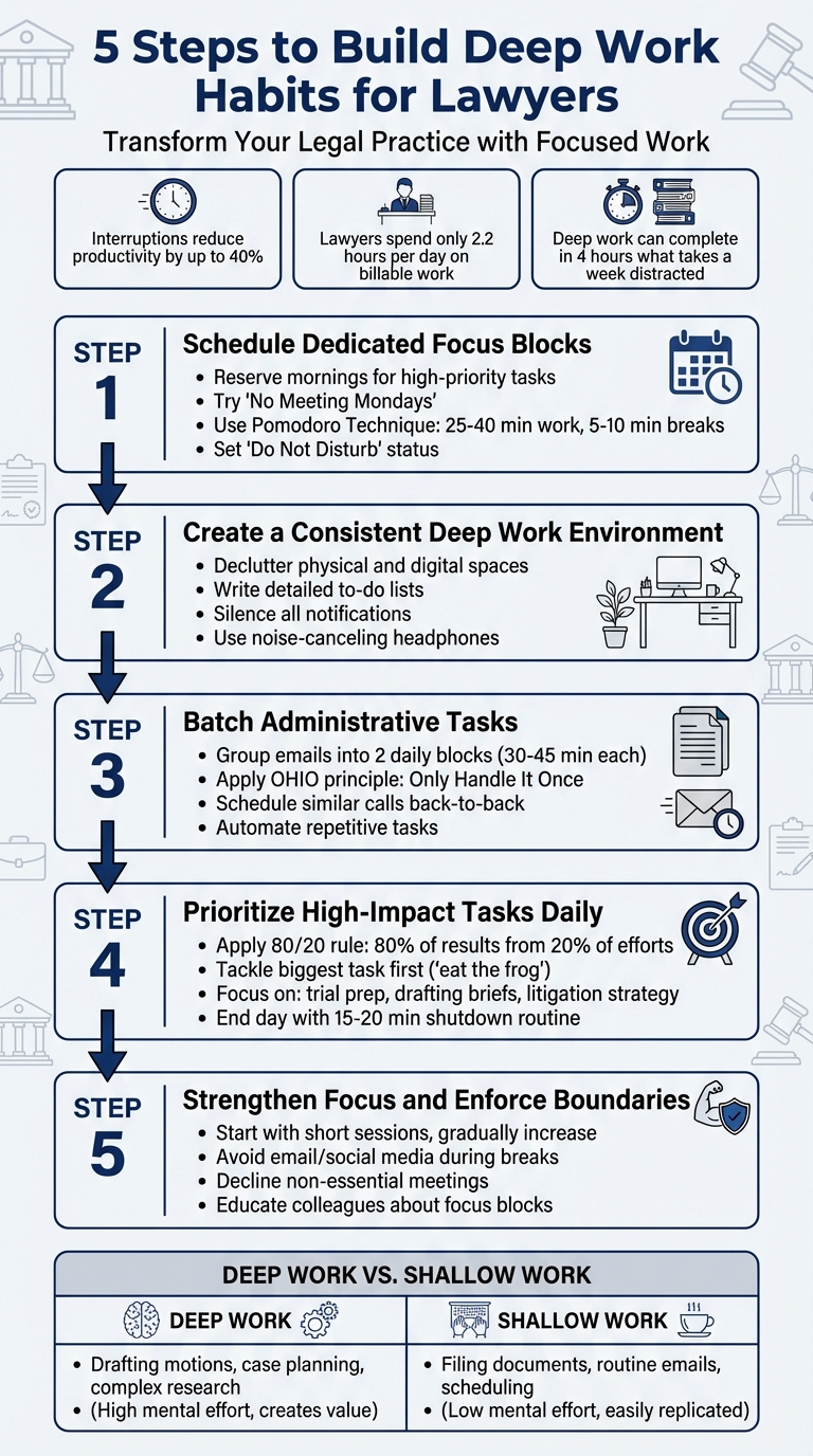 5-Step Guide to Building Deep Work Habits for Lawyers