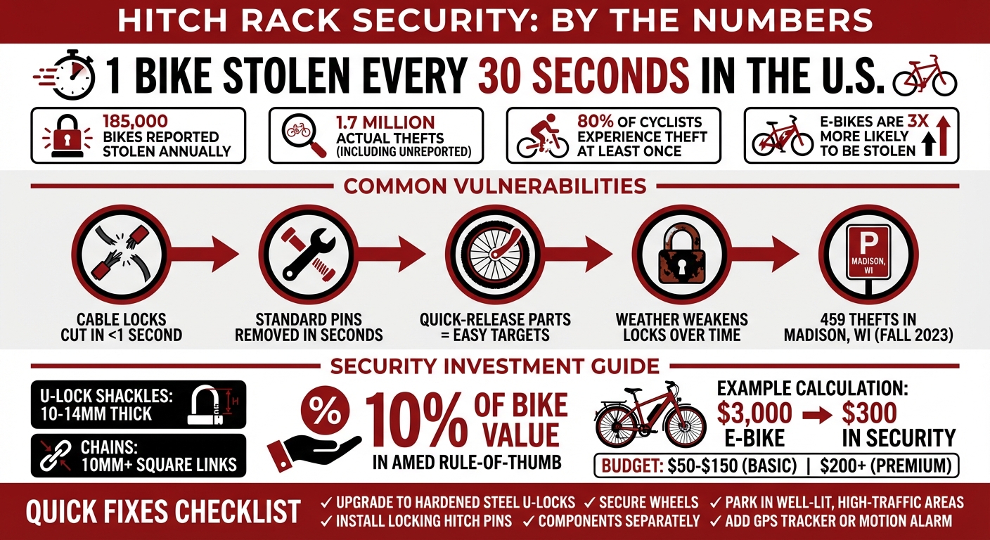 Hitch Rack Security Statistics and Protection Checklist
