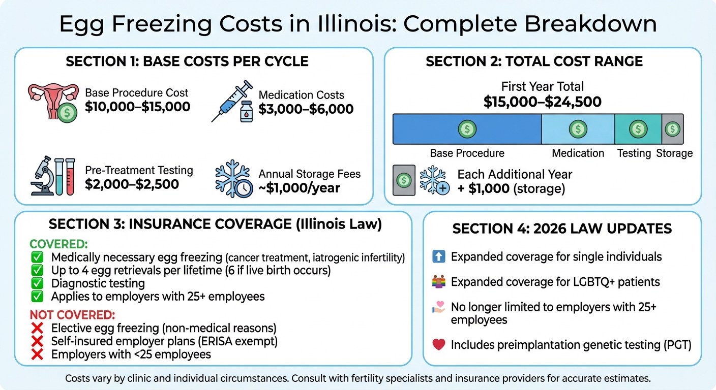 Egg Freezing Costs Breakdown in Illinois: Complete Price Guide