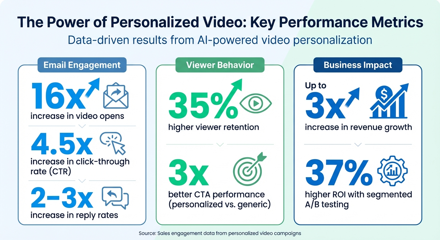 Impact of Personalized Video on Sales Outreach Performance Metrics