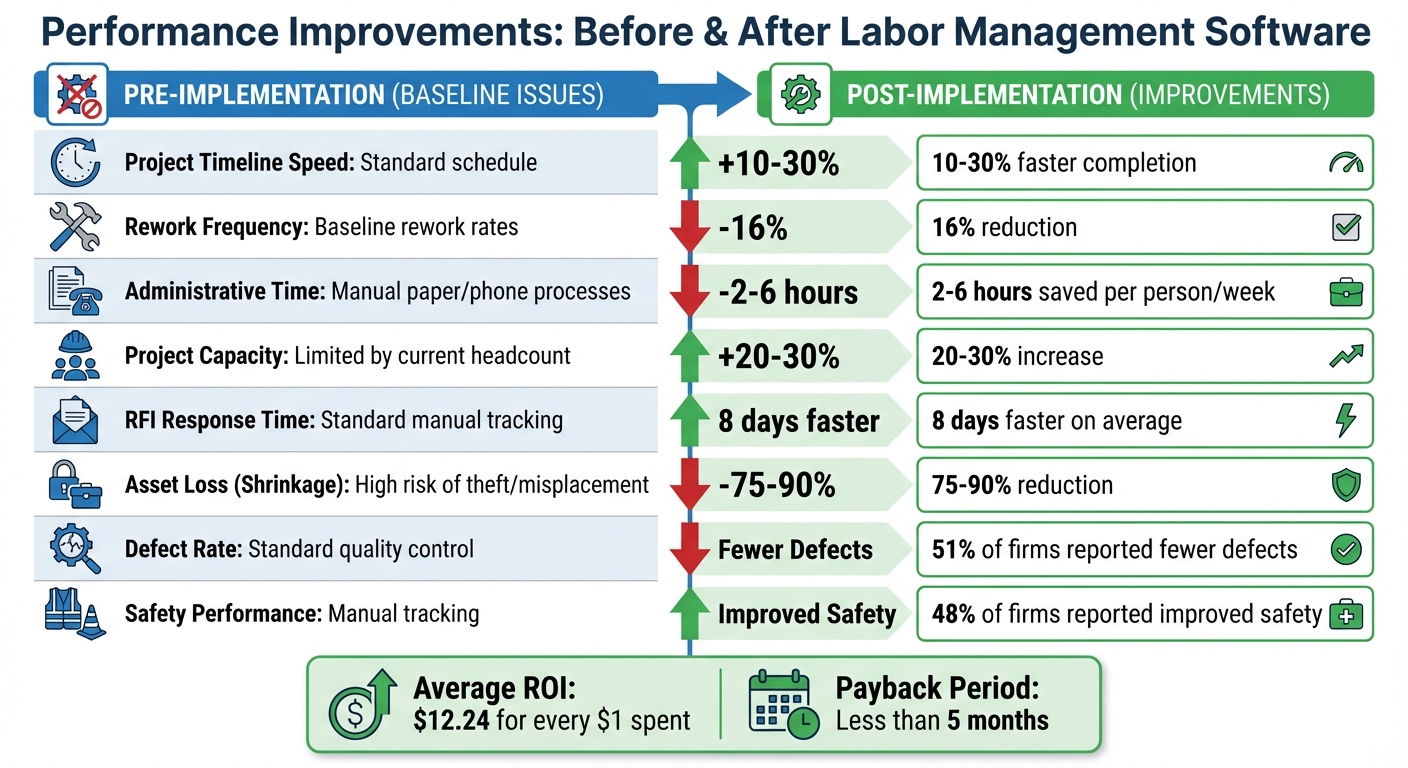 Labor Management Software ROI: Pre vs Post-Implementation Performance Metrics