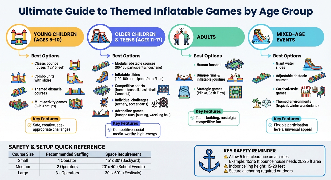 Ultimate Guide to Themed Inflatable Games | Bouncy Rentals