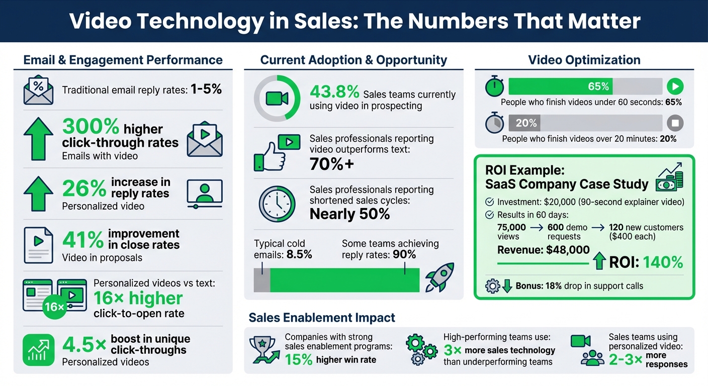 Video Technology Impact on Sales Performance: Key Statistics and ROI Metrics