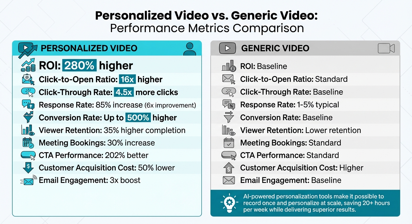 Personalized vs Generic Video Marketing Performance Comparison