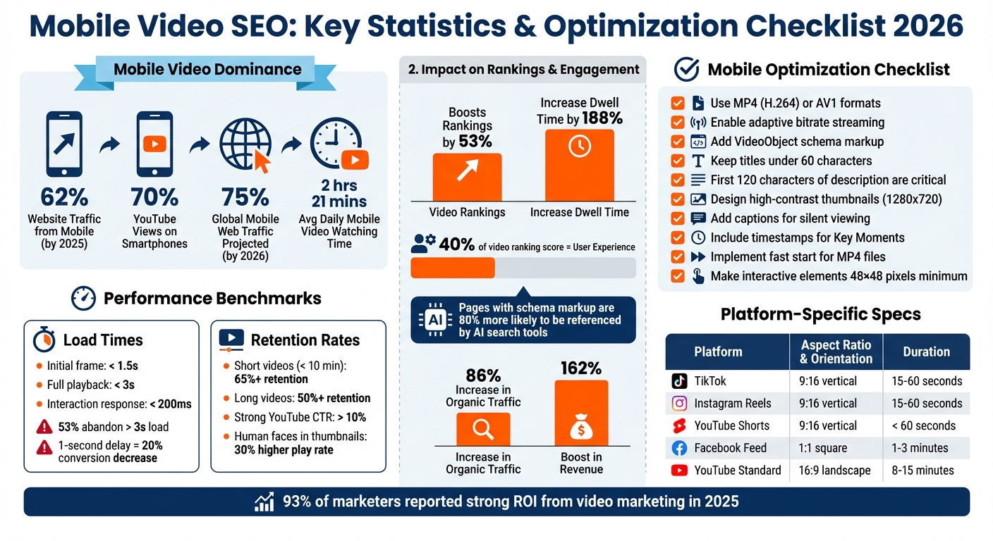 Mobile Video SEO Statistics and Best Practices 2026