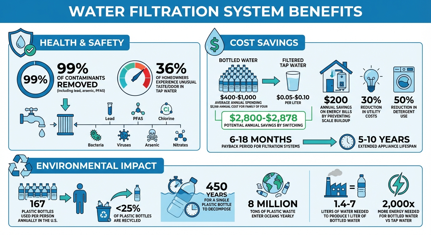 Water Filtration System Benefits: Cost Savings and Health Statistics