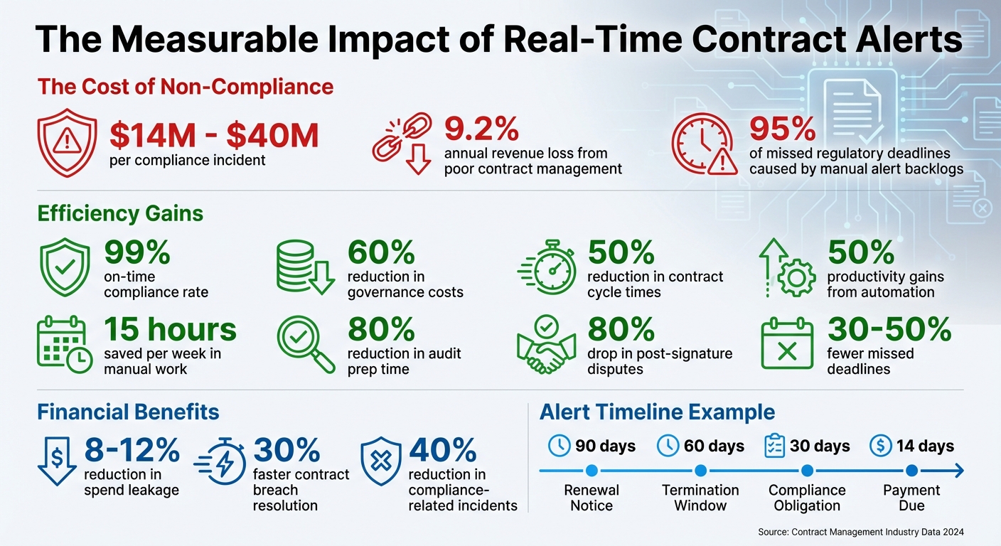 Real-Time Contract Alerts: Key Benefits and ROI Statistics