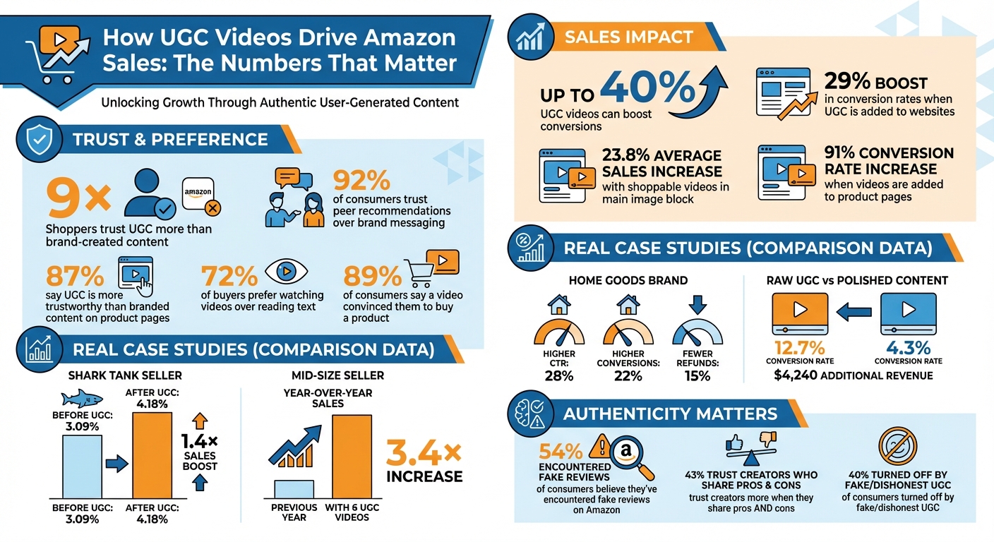 UGC Video Impact on Amazon Sales: Key Statistics and Performance Data