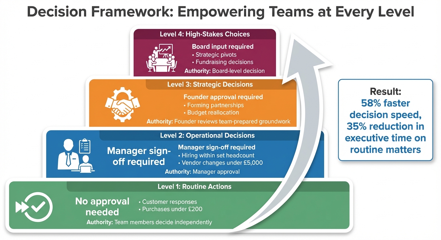 4-Level Decision Framework for Team Autonomy