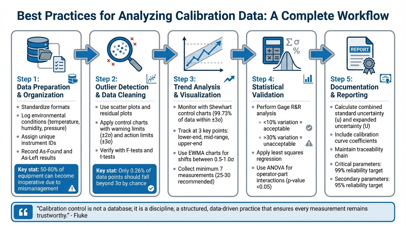 5-Step Calibration Data Analysis Workflow for Measurement Accuracy
