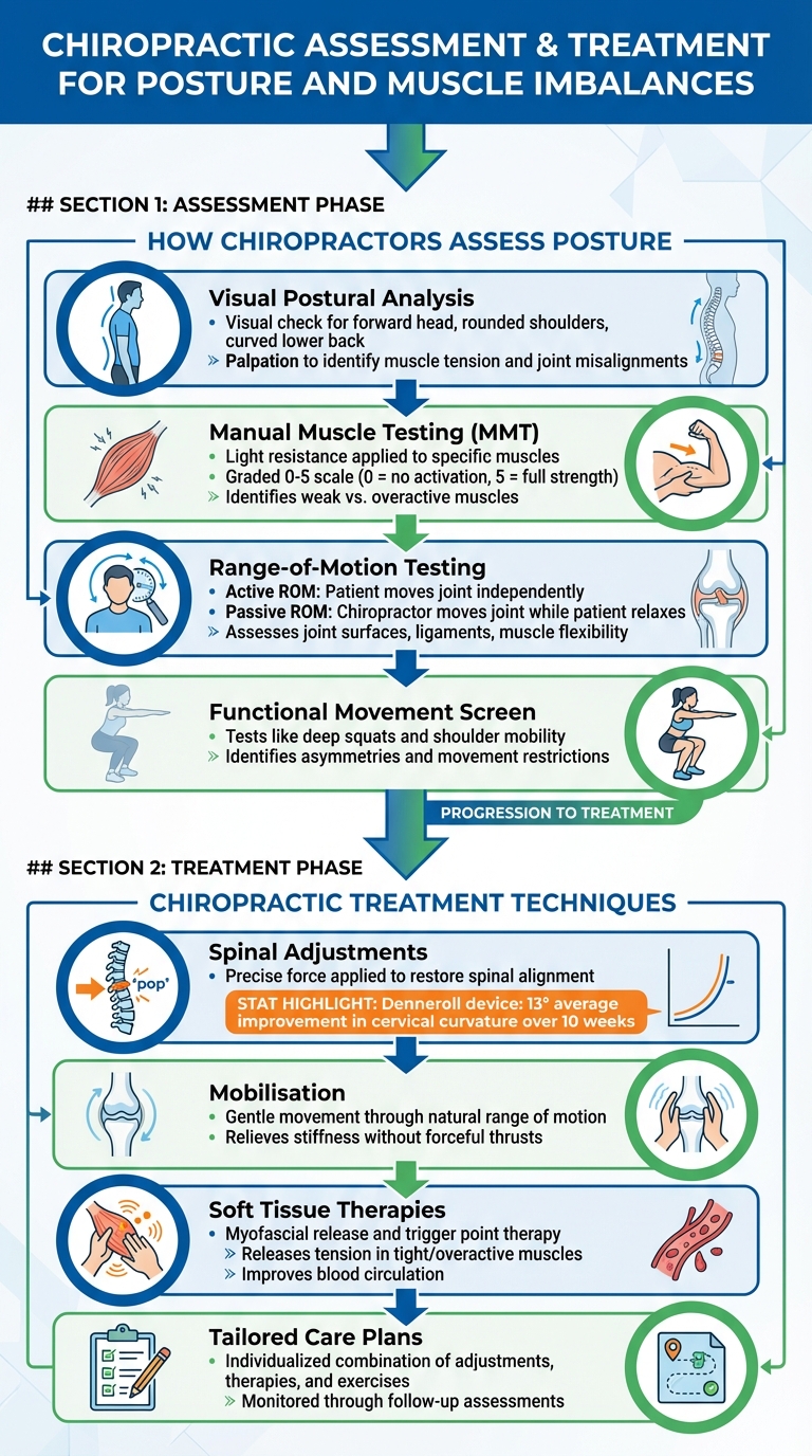 Chiropractic Assessment and Treatment Process for Posture Correction