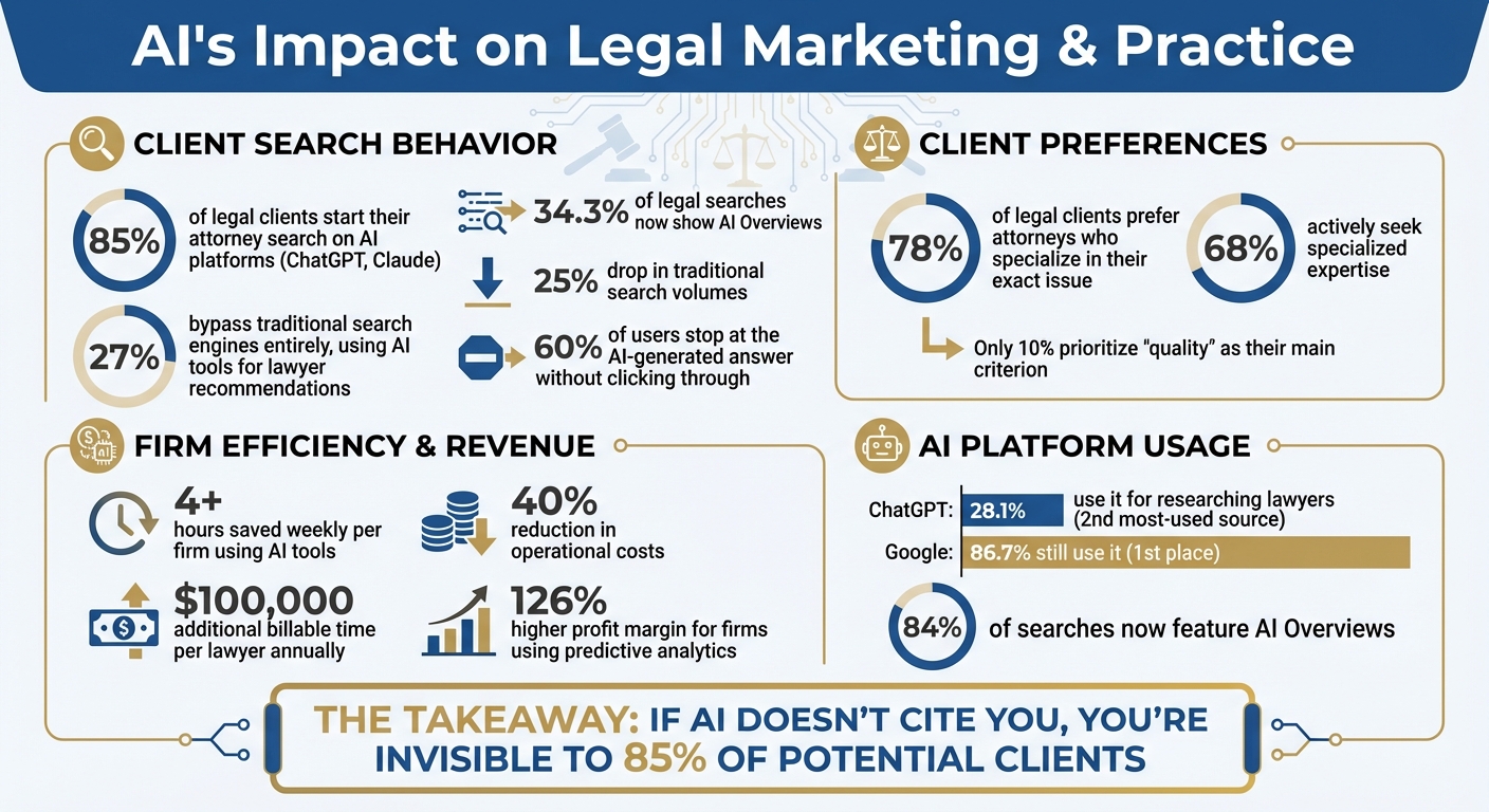 AI Impact on Legal Client Acquisition: Key Statistics for Law Firms
