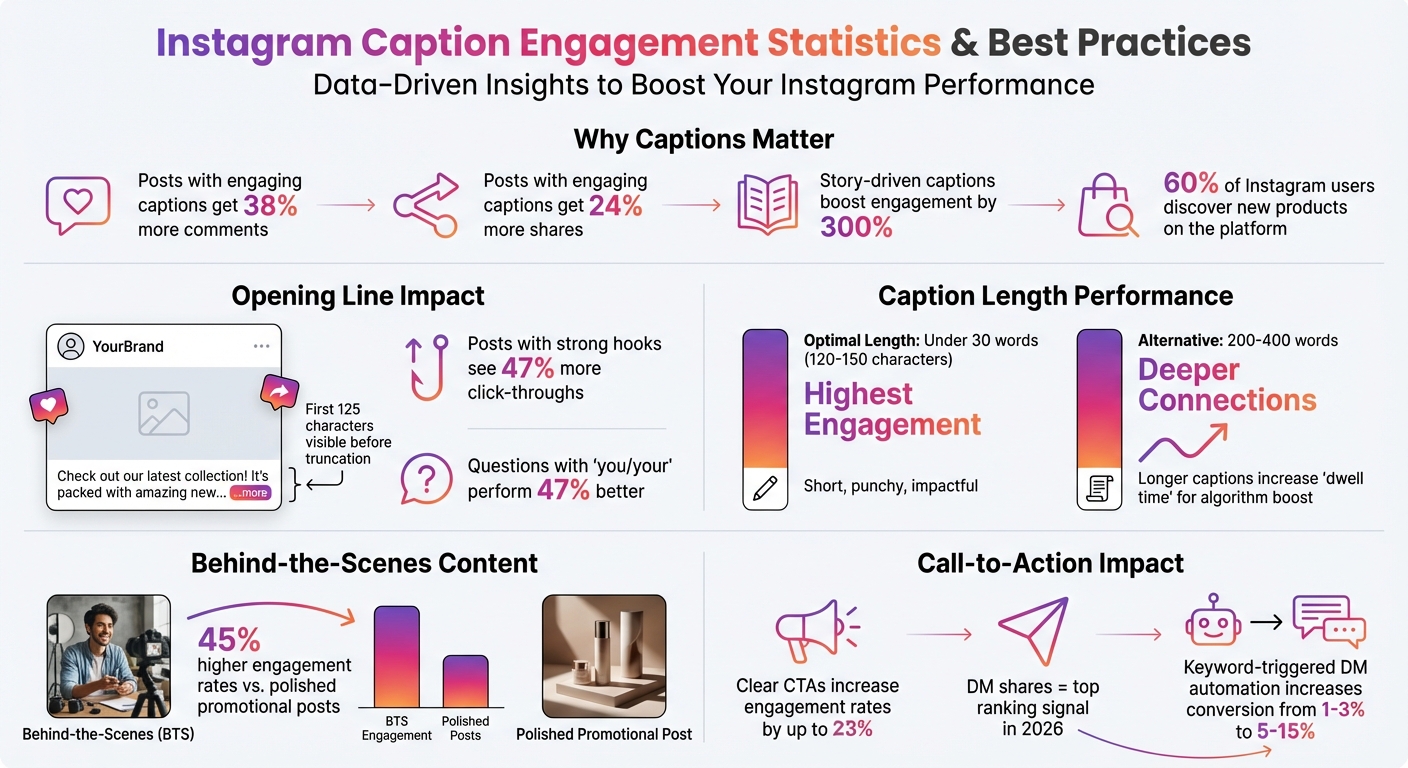 Instagram Caption Engagement Statistics and Best Practices