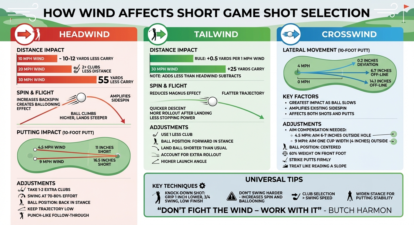 How Wind Direction Affects Golf Short Game Shots