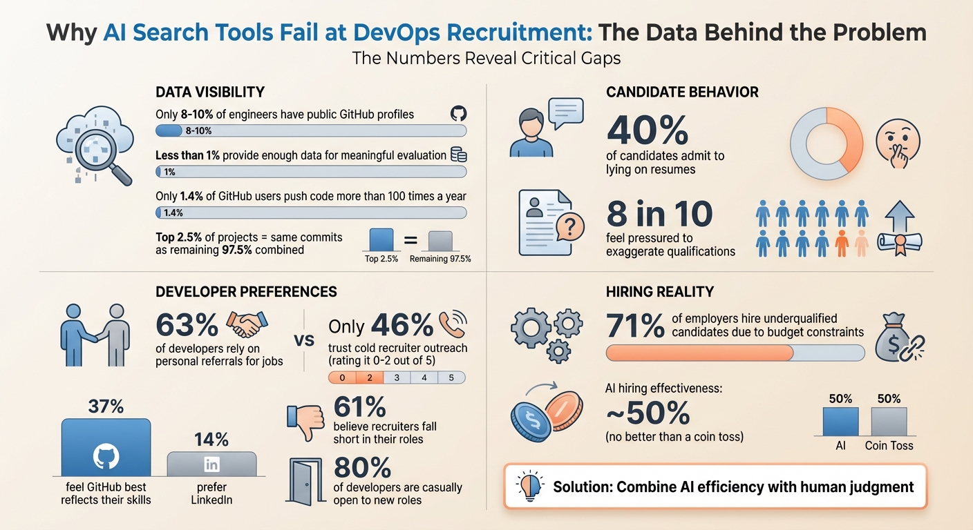 Why AI Fails at DevOps Recruiting: Key Statistics and Challenges