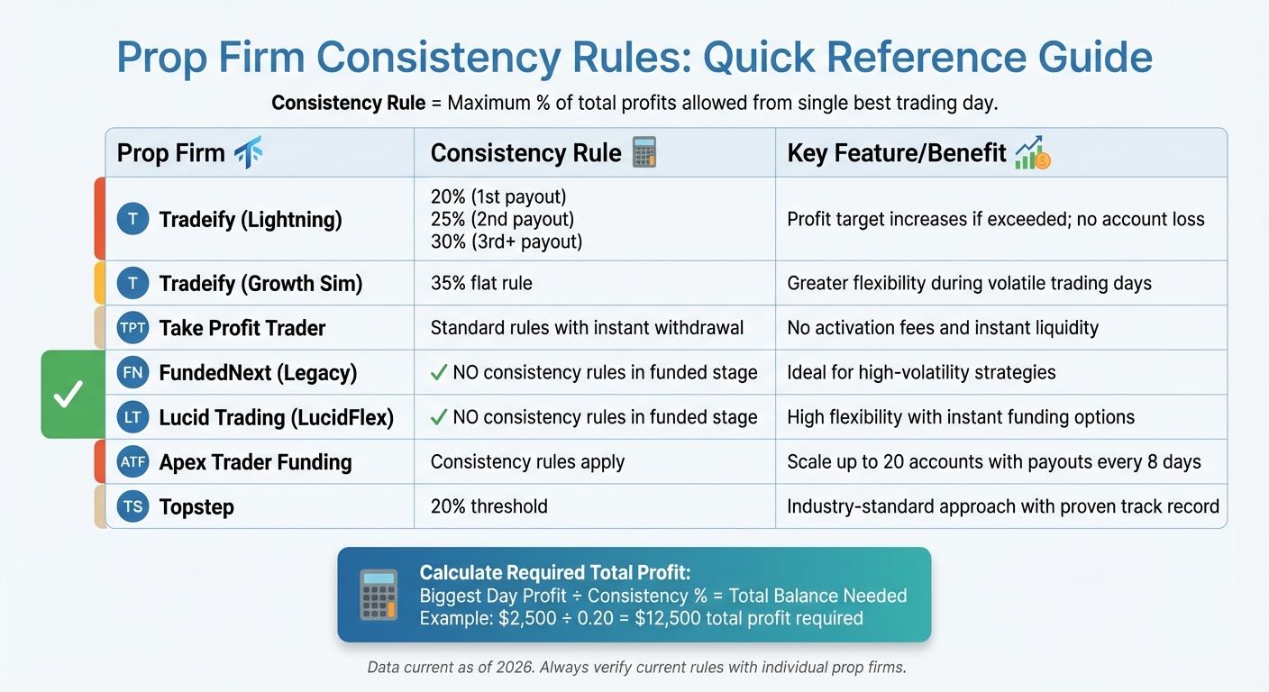 Futures Prop Firm Consistency Rules and Trade Frequency Requirements Comparison