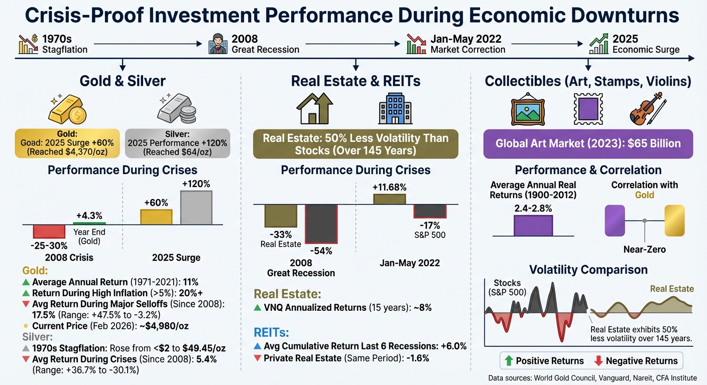 Crisis-Proof Investment Performance Comparison During Economic Downturns