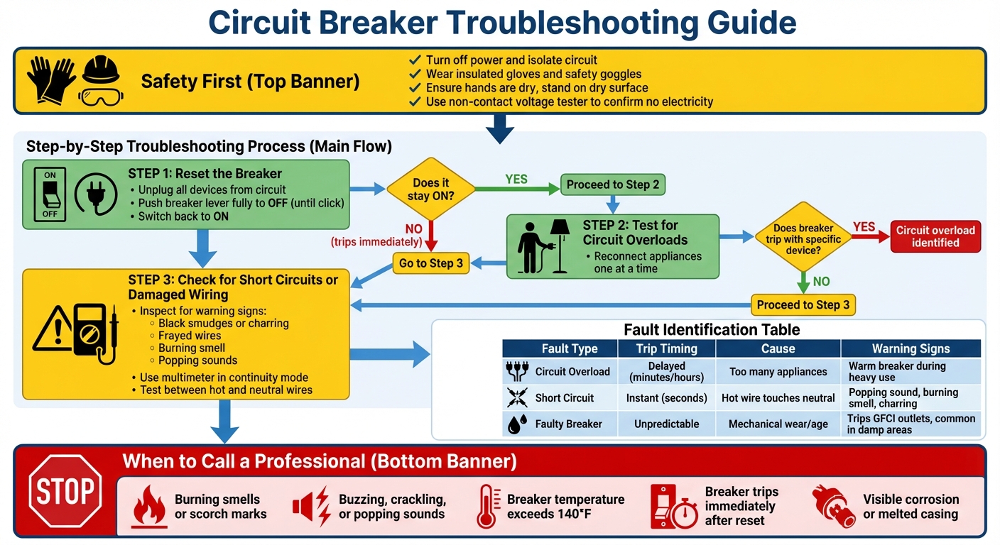 Circuit Breaker Troubleshooting Safety Steps and Common Problems Guide