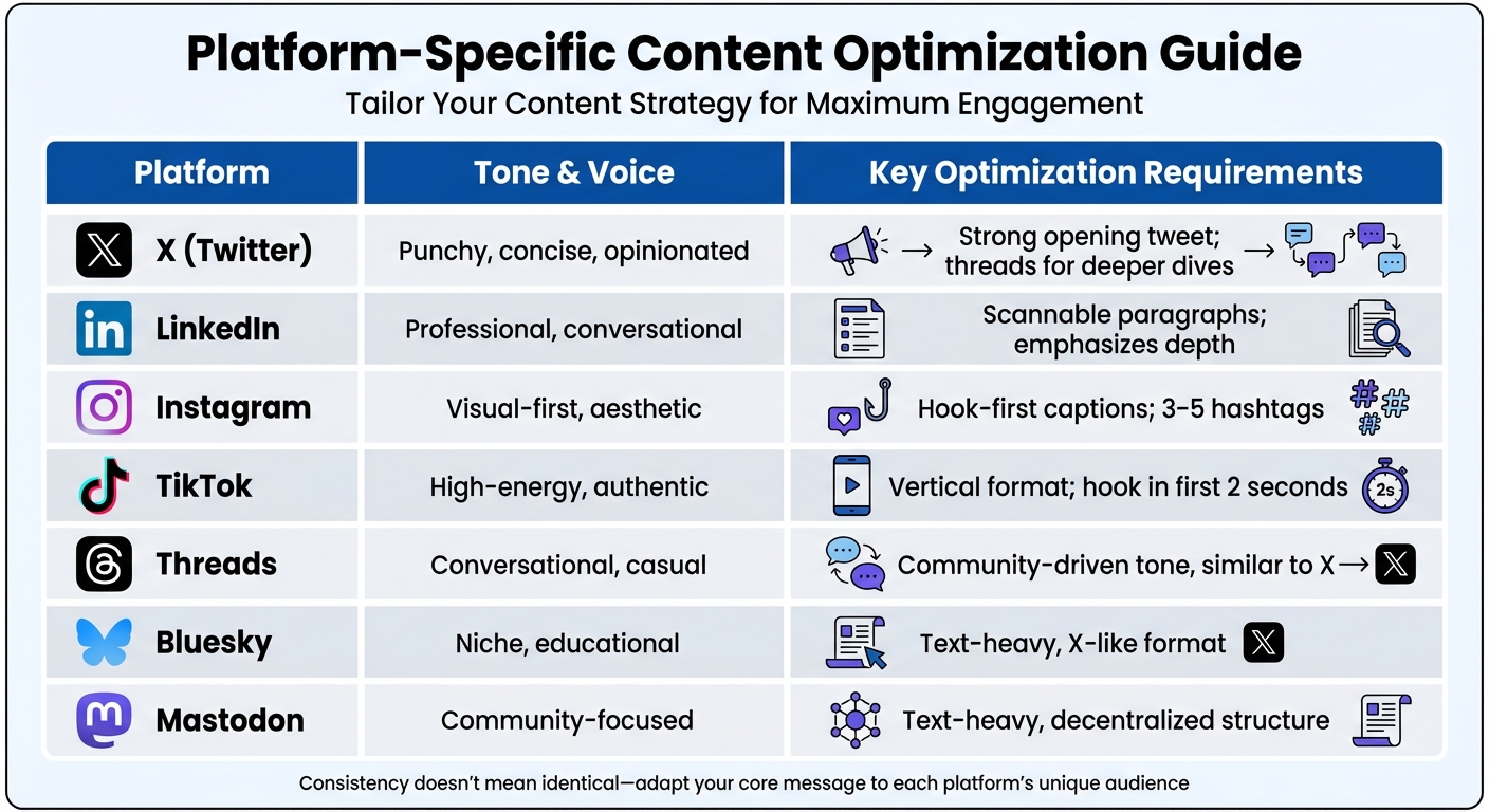 Platform-Specific Content Optimization Guide for Social Media