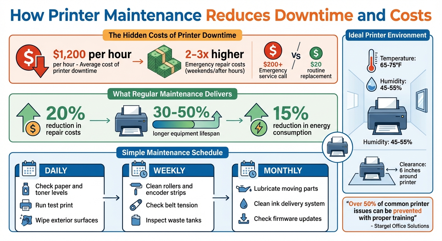 How Printer Maintenance Reduces Downtime and Costs