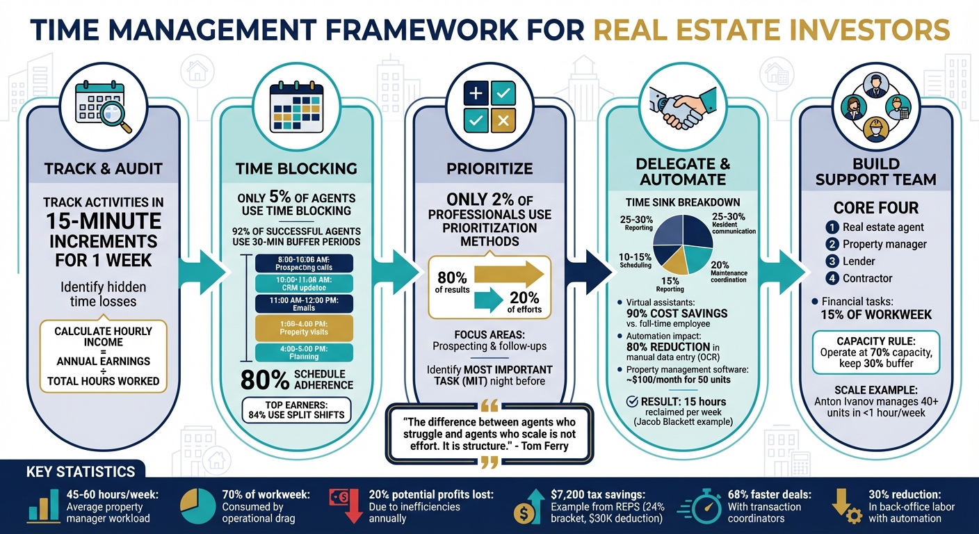 Time Management for Real Estate Investors 1 Time Management Framework for Real Estate Investors: 5-Step System