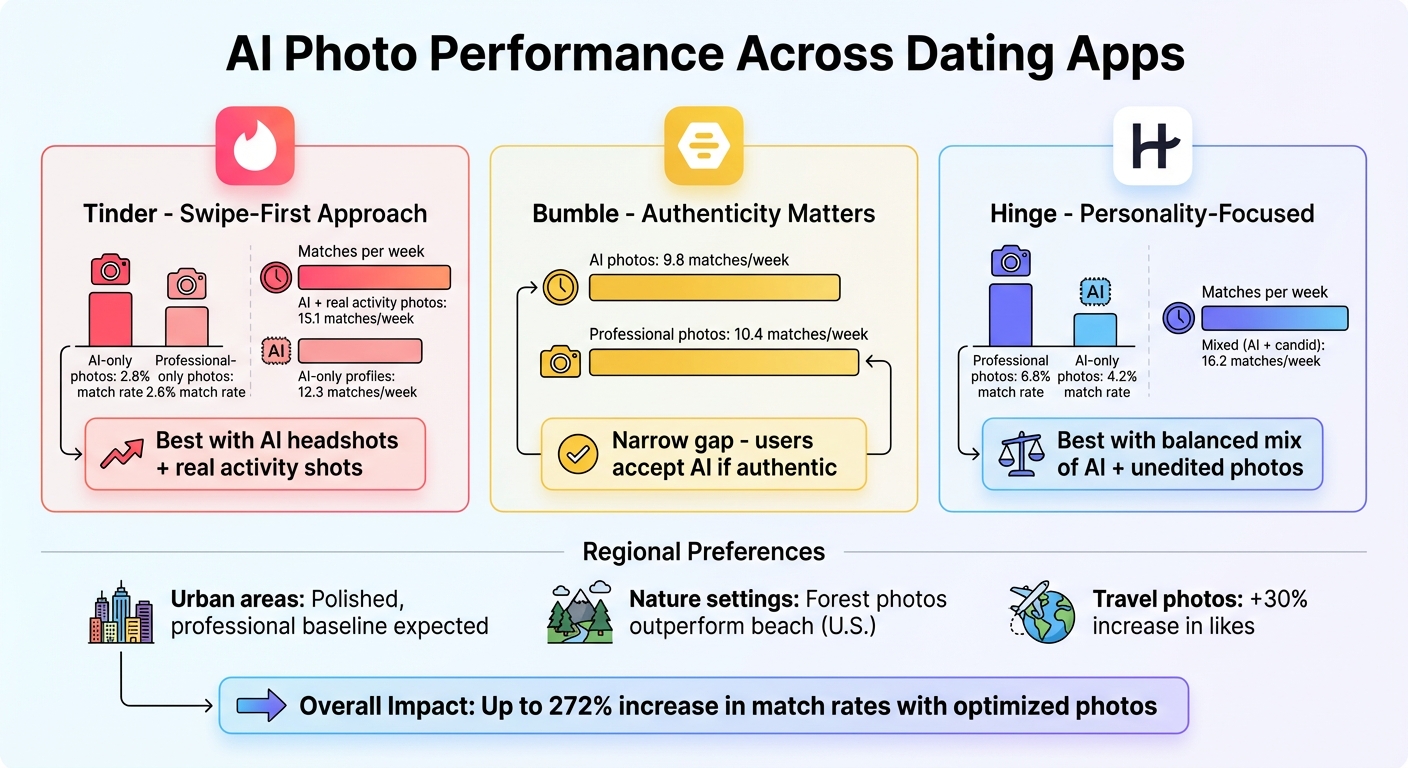 AI vs Professional Dating Photos: Performance Comparison Across Dating Apps
