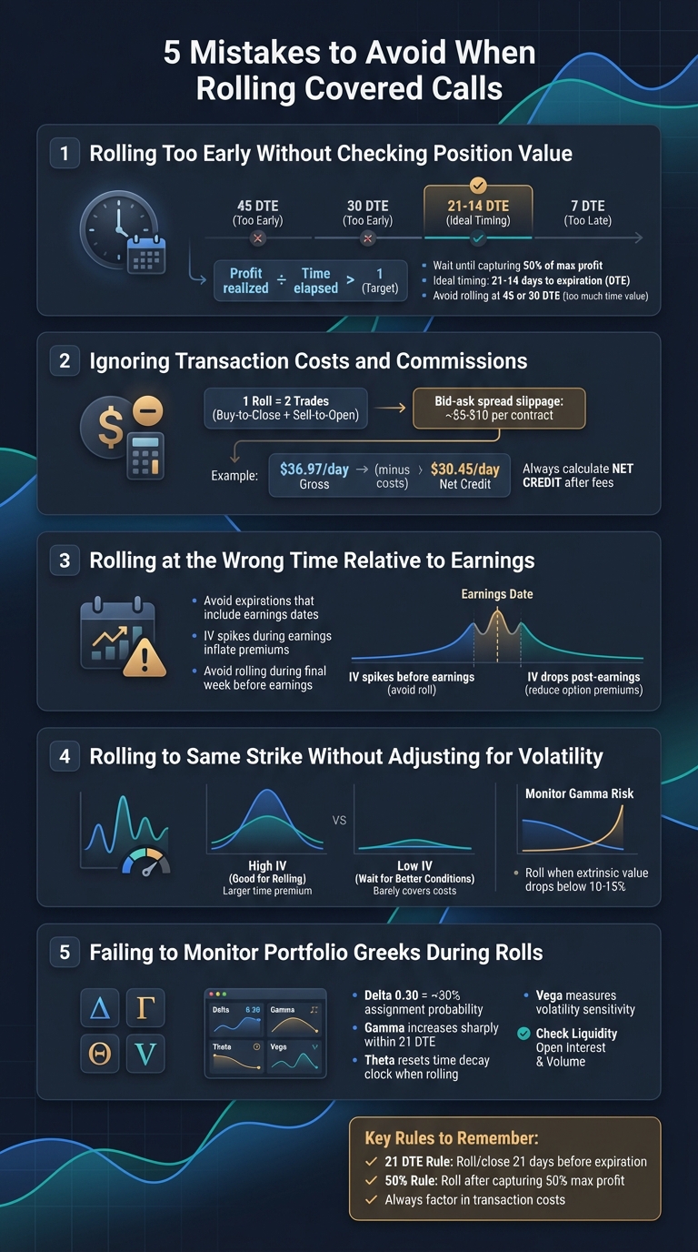 5 Critical Mistakes to Avoid When Rolling Covered Calls
