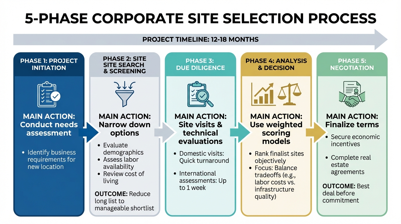 Corporate Site Selection: Strategy, Incentives, and Real Estate for ...
