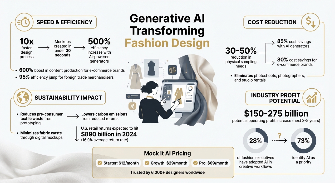 AI Fashion Mockup Benefits: Cost Savings, Efficiency Gains & Sustainability Impact