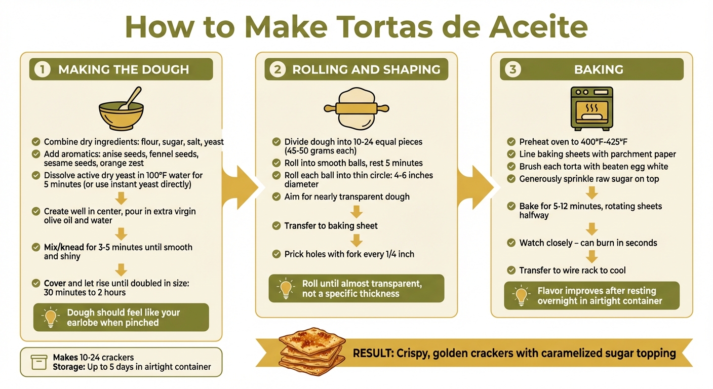 How to Make Tortas de Aceite: Step-by-Step Guide