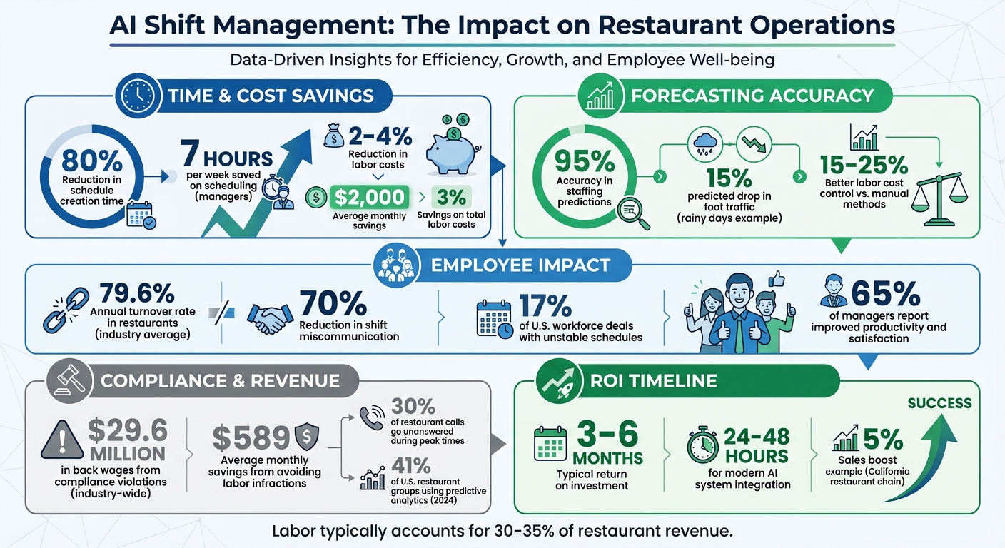 AI Shift Management ROI: Key Statistics for Restaurants