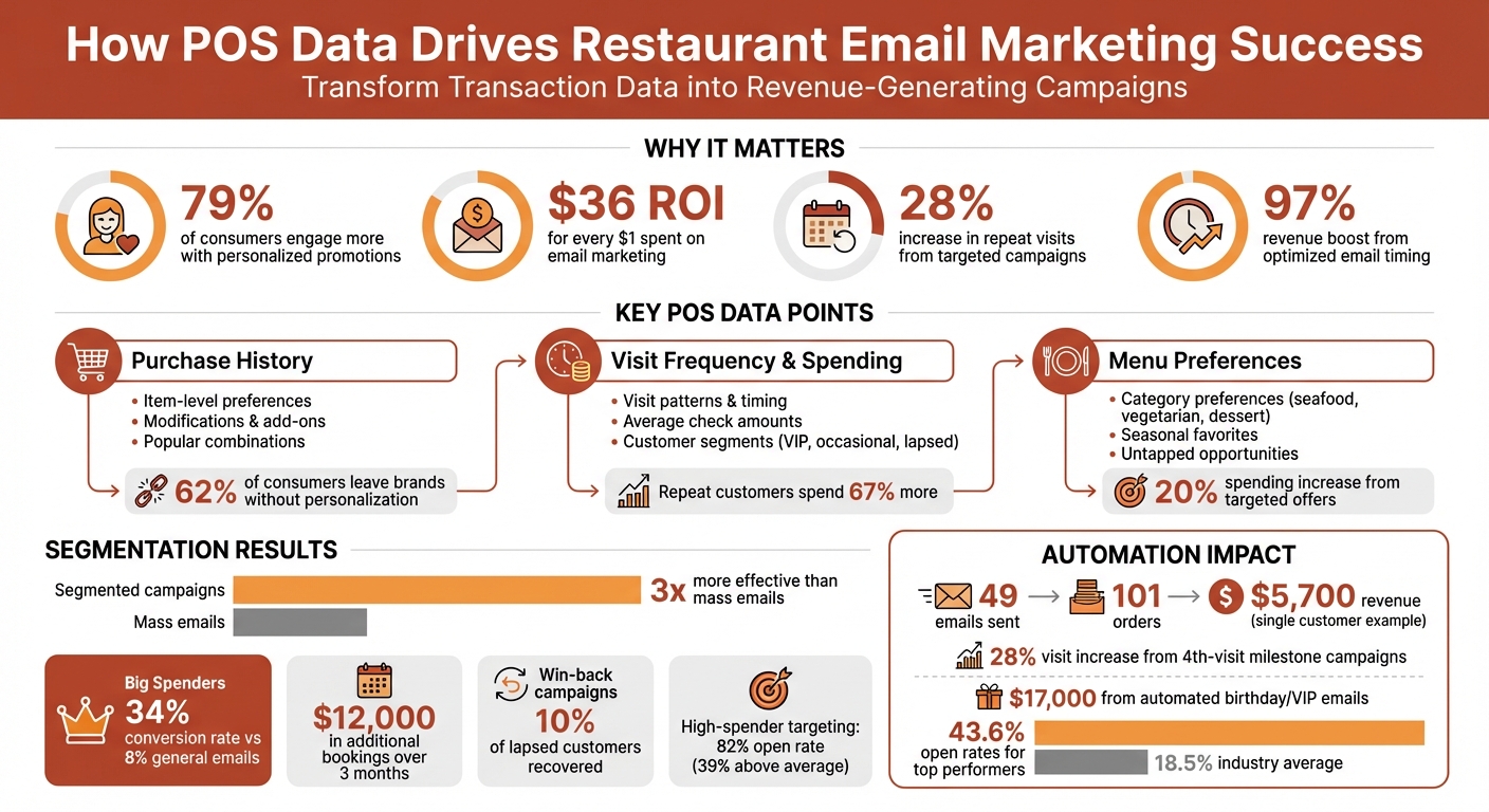 How POS Data Drives Restaurant Email Marketing Success
