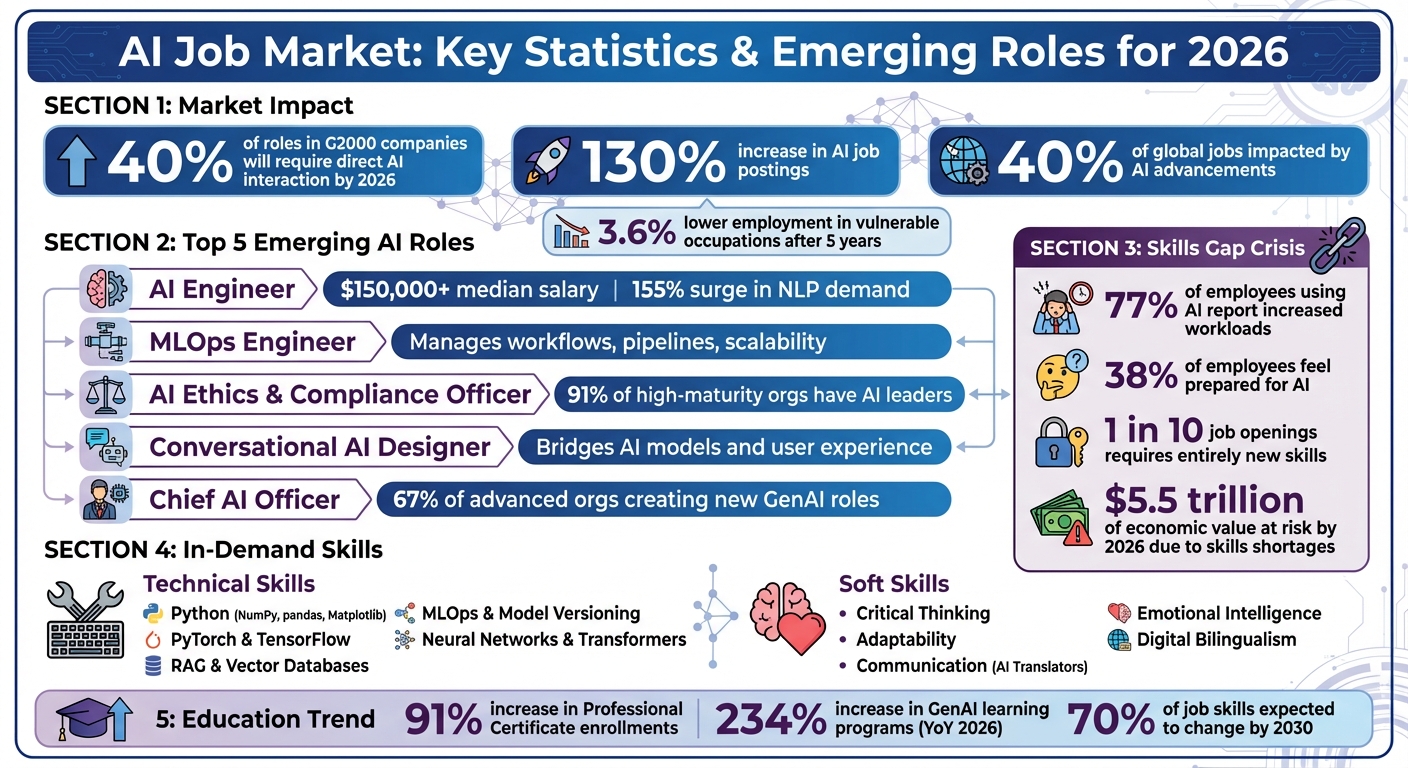 AI Job Market Statistics and Emerging Roles 2026