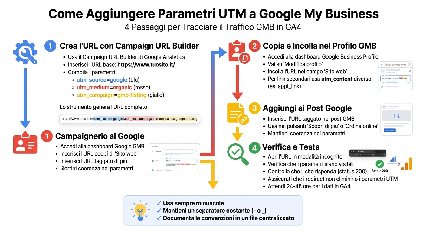 Come usare utm per monitorare google my business in google analytics 2 Come creare e aggiungere parametri utm a google my business: guida step-by-step