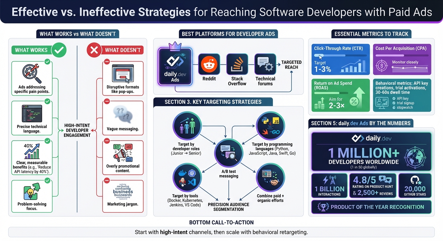Effective vs Ineffective Paid Ads for Software Developers: Key Strategies and Platforms
