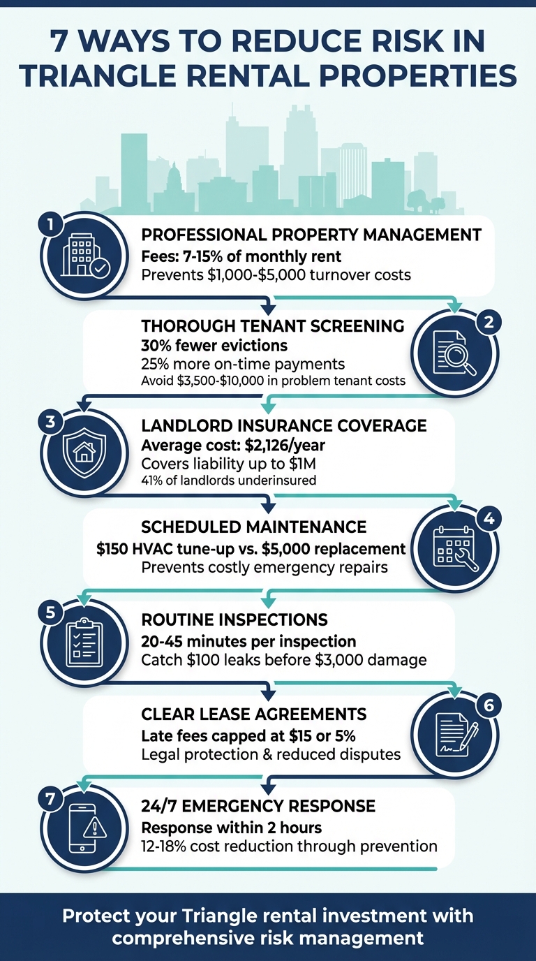 7 Risk Reduction Strategies for Triangle Rental Properties
