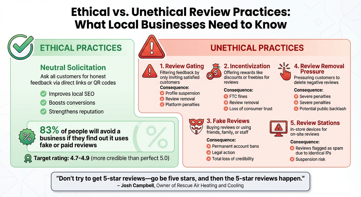 How to Generate Reviews Ethically for Local Businesses 2 Ethical vs Unethical Review Practices for Local Businesses