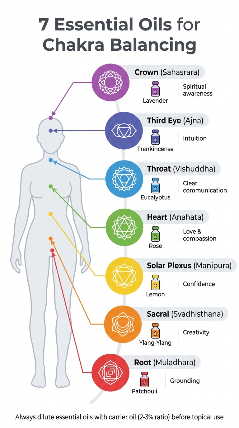 7 Essential Oils for Chakra Balancing Guide