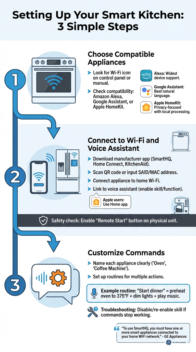 How to Set Up Voice-Controlled Kitchen Appliances in 3 Steps