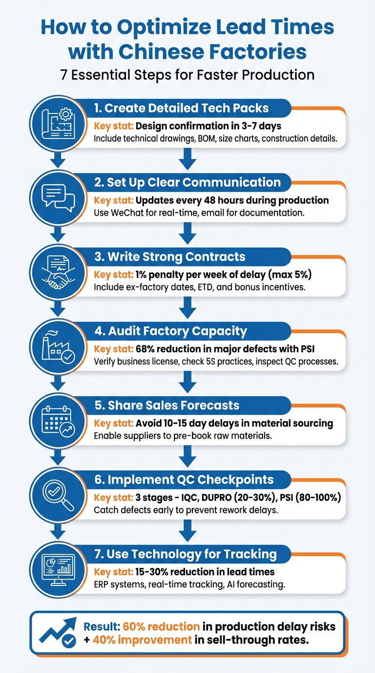 7-Step Process to Optimize Lead Times with Chinese Factories