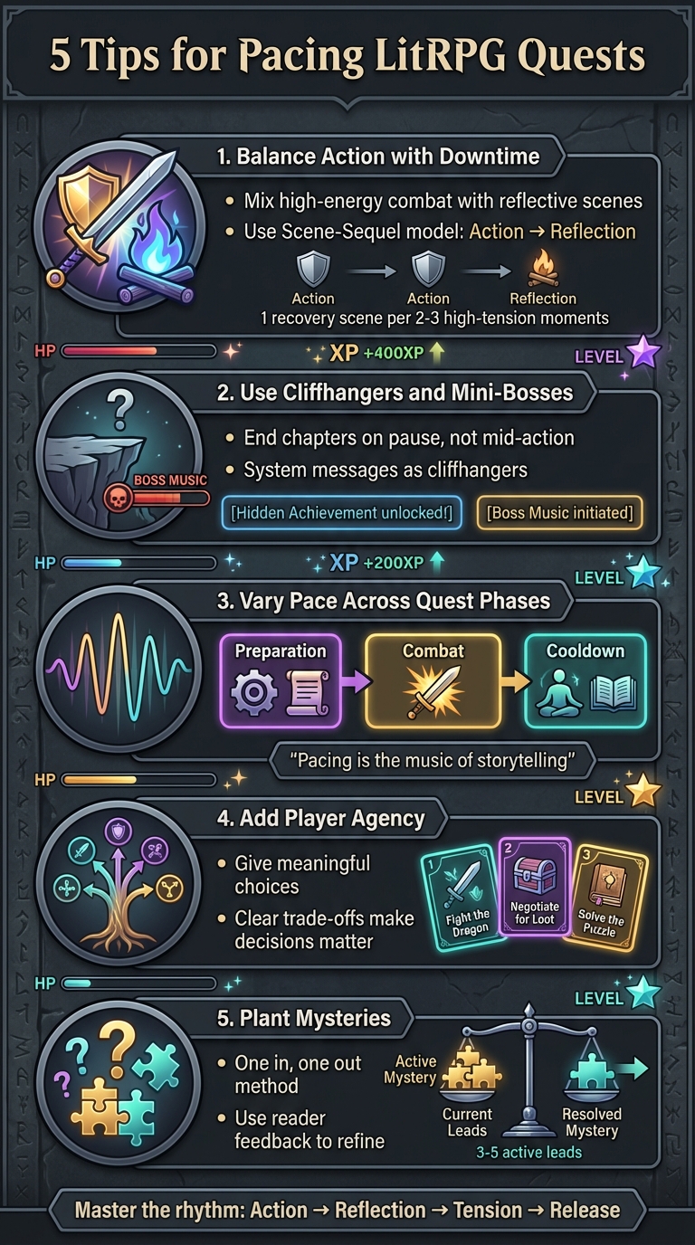 5 Essential Tips for Pacing LitRPG Quests