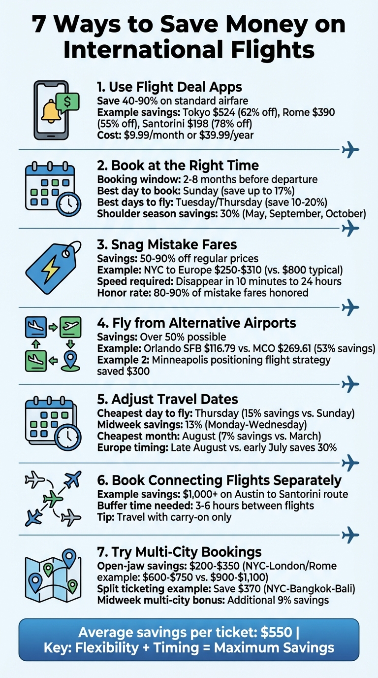 7 Proven Strategies to Save Money on International Flights