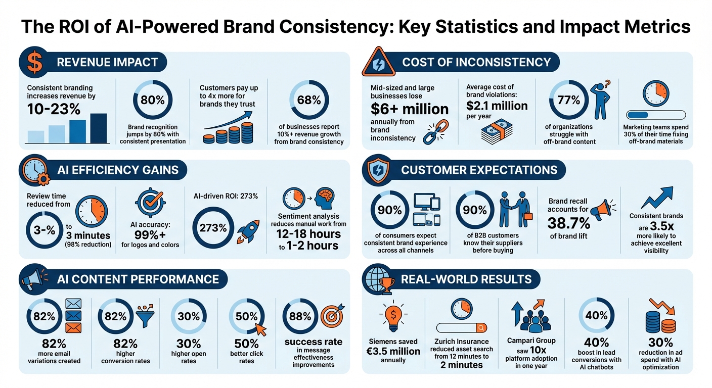 The ROI of AI-Powered Brand Consistency: Key Statistics and Impact Metrics