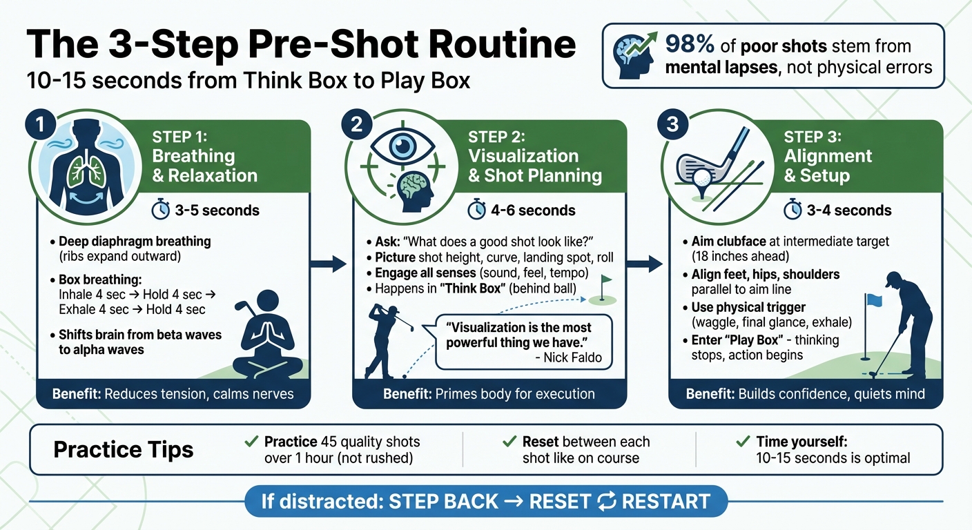 3-Step Pre-Shot Routine for Golf Focus and Consistency