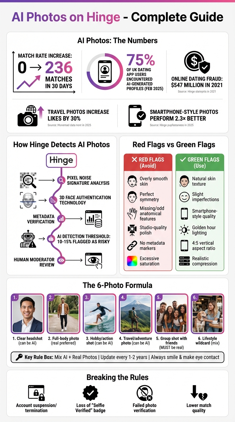 AI Photos vs Real Photos on Hinge: Pros, Cons and Best Practices